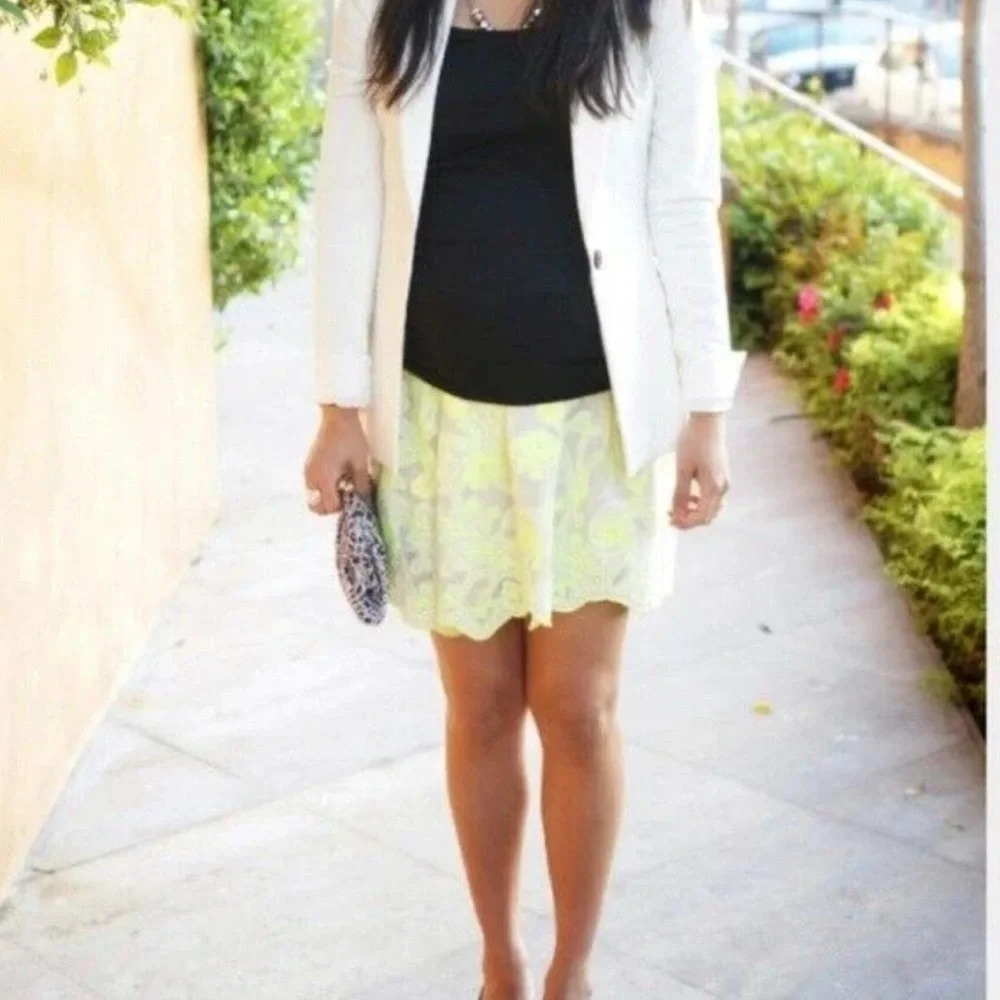 Vanessa Virginia Anthropologie Electric Vines Skirt, Size Medium, NWOT